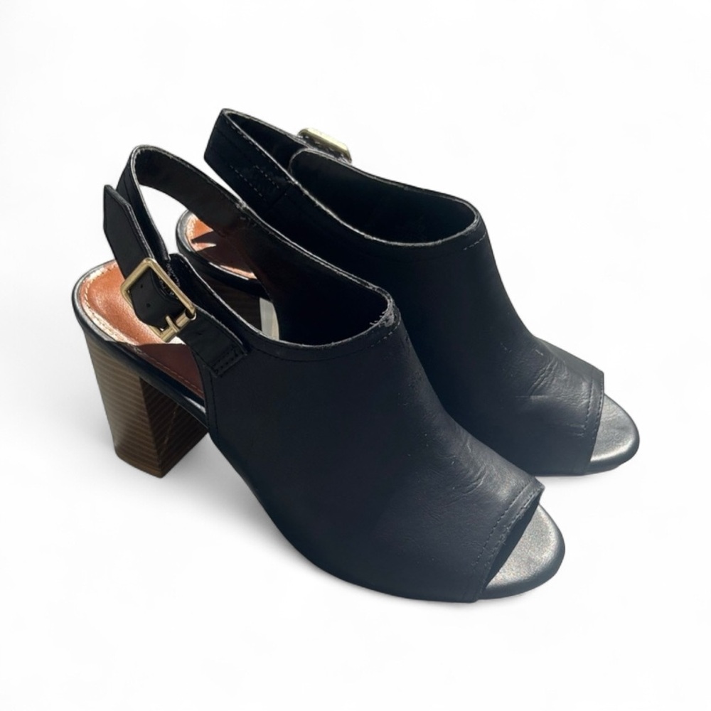 Old Navy Black Slingback Heels